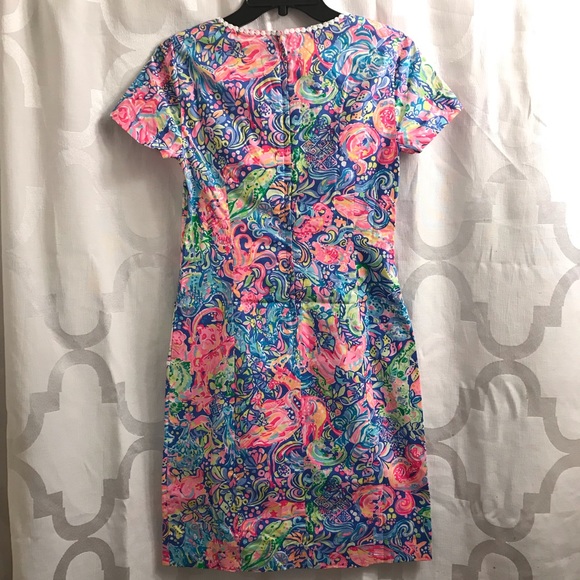 Lilly Pulitzer Coralynn Shift Dress Multi Pop Up 60 Animals - Picture 5 of 13
